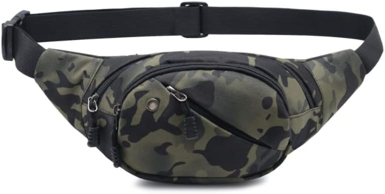 DAITET Crossbody Fanny Pack for Men&Women,Large Waist Bag & Hip Bum Bag with Adjustable Strap for Outdoors Workout Traveling Casual Running Hiking Cycling - Image 4